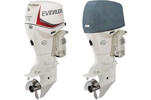 Cubierta de Motor fueraborda Oceansouth para Evinrude (Cubierta Compatible con 75-90 HP (E-Tec 3CYL))