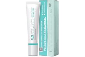 WEWELL Silikon Narbengel Narbensalbe Narbencreme Narbenpflege: Scar Gel & Scar Removal Cream gegen Akne, OP & Verletzungen – Effektive Pflege für frische & alte Narben