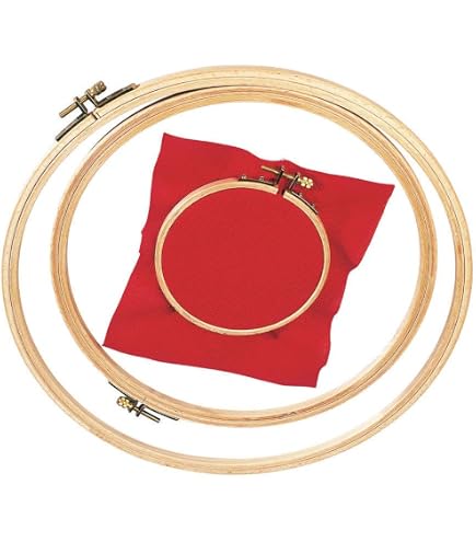 DMC Mk0028 Telaio Da Ricamo In Legno, 18,6 Cm, Per Tendere La Tela