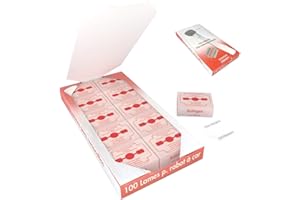 SCHWERTKRONE Solingen ostrze do zrogowaciałego naskórka, ostrza zapasowe, nierdzewne, 100 sztuk, pakowane pojedynczo