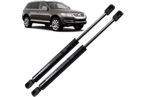 BIAREN Lot de 2 vérins à gaz pour capot avant pour Volkswagen VW Touareg Mk1 7L 2004–2010 Système de levage 125 (N) 539 mm 7L6823359B