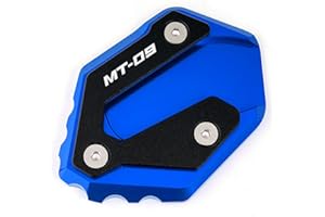 CCYYMOWOK Kickstand für Yamaha MT-09 MT09 SP 2021 2022 Motorrad CNC Verlängerung Pad Fuß Seitenständer