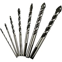 Set 7 Punte Per Piastrelle - Diametri 3/4/5/6/8/10/12mm, Attacco Esagonale Per Vetro, Ceramica E Legno - Foto 8