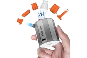 AKSOUL Pompe à Air Électrique Portable: Pompes Alimentées par Batterie Rechargeable 1600-4000mAh pour Produits ggonflables (Basique, Classique, Minuscule, Amélioré)