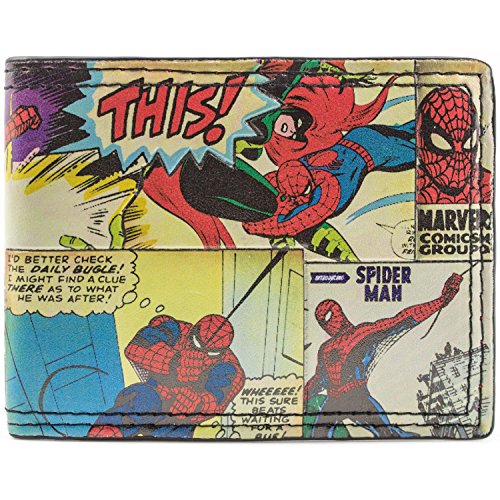 Preisvergleich Produktbild Marvel Spider-Man Comic-Art Mehrfarbig Portemonnaie Geldbörse
