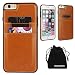 Produktbild iPhone 6 / iPhone 6s Wallet Case - Premium Leather Slim Wallet Mobile Accessory for iPhone 6/6s (4.7") by DRUnKQUEEn - Ultra Slim Protective Bumper Credit Card Phone Cover