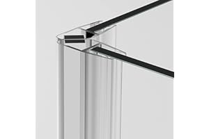 ‎BADENA Badena Magnetdichtung für Duschtüren Set I 200cm Magnetduschdichtung 90 Grad I Duschdichtung Magnet 6mm 7mm 8mm Glastür I Eckdusche Ersatzdichtung magnetisch