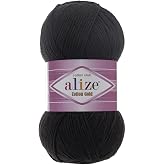 Alize Cotton Gold Pamuk 100gr El &Ouml;rg&uuml; İpi Y&uuml;n&uuml; 60 SİYAH