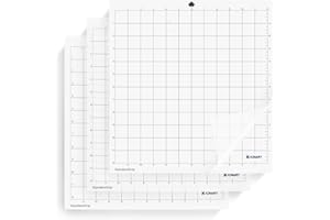 XINART Schneidematte für Silhouette Cameo 4/3/2/1 Standardgrip Cutting Mat 3 Pack, Quilting Cricket 12x12 Schneidematte Ersatz Zubehör für Silhouette Cameo 5