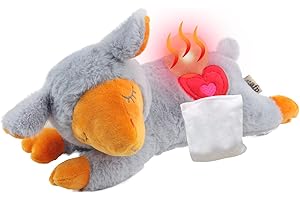 ALL FOR PAWS Little Buddy - Giocattolo a forma di pecora con battito cardiaco, giocattolo per addestrare cani per separazione, sollievo dall'ansia, aiuto comportamentale per animali domestici