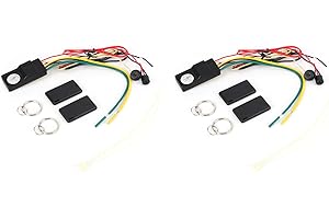 UPALDHOU 2Pcs Car Engine Lock, Immobilizer Car Engine Lock Anti-Hijacking Auto Car Intelligent Alarm