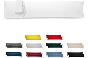 FLOWEN Taie d'oreiller 40x145 Microfibre Premium Lot de 2 Housse Coussin pour Coussins Canapé/Lit Tissu Super Doux Resistant et Lavable Hypoallergénique Anti-Acariens avec Fermeture éclair Invisible