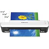 Fellowes Laminiergerät A4 Sola für Zuhause und Homeoffice, für Laminierfolien bis 125 Mikron Stärke, staufrei, Laminiergerät