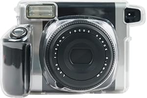 KIMYOAEE Etui ochronne do aparatu Fujifilm Instax Wide 300 natychmiastowa folia, twarda powłoka przezroczysta PCW osłona