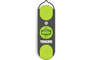 TRACER Magnetic Stud Finder Tool – Find 3 Studs - Includes 2X Magnetic Marker Tags | Fast, Accurate Stud Detection for Drywall, Plasterboard & Timber | Hands-Free Marking | Professional Trade Use