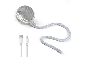 Arvoni Pelota Interactiva para Gatos, Juguete Interactivo Gato con 3 Modos, Silicona Alimentaria Juguetes para Gatos con Movimiento de Cola, Rolling Ball Eléctrico Automático 360 ° Rodante con Type-C