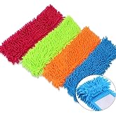 Kyrotech Makarna Mop Mikrofiber Paspas Yedeği, Evrensel Uyumlu Temizlik Başlığı, D&ouml;ner Moplar İ&ccedil;in, S&uuml;per Emici, İz T&uuml;y Bırak