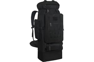Wesoke 80L 100 liters Camping Hiking Backpack for Men, Extra Large Survival Hunting Backpack, Waterproof Big Molle Military Tactical Rucksack, Oversized Outdoor Sport Travel Daypack