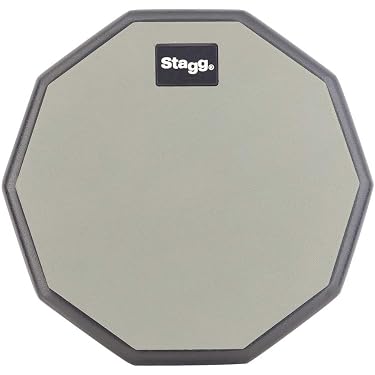 Verstellbarer Dumb Drum Ständer Aus Metall – Höhe 47-75 Cm, Für 8-Zoll-Übungspads, Mit Tasche