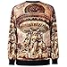 Thenice Women's Digital Print Pullovers Sweatershirts T Shirts (Western sculpture)