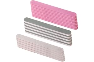 VURYAPI 15 Pezzi Lime per Unghie, Lima Unghie Semipermanente, Lime per Unghie Professional, per Manicure e Nail Art