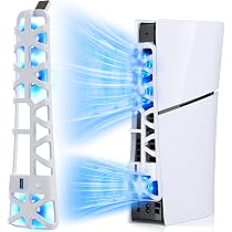 Ventilateur Refroidisseur Externe Avec LED Pour PS5 Slim (Disc/Numérique) - 3 Ventilateurs USB 3.0