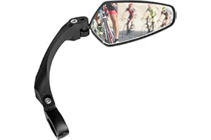 Vagocom Handlebar Bike Rearview Mirror,HD Wide Angle Bicycle Rear View Mirror,Adjustable Bike Mirror for Mountain Road Bike,Ebike,Scooter and Motorcycle(Right)