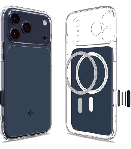 Coque Rhinoshield Clear MagSafe Pour IPhone 17 - Anti-jaunissement, Protection Militaire, Bleu Nuit