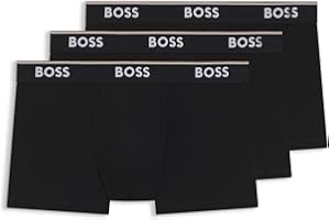 BOSS Herren Power Boxer Trunks Unterhosen Cotton Stretch 3er Pack