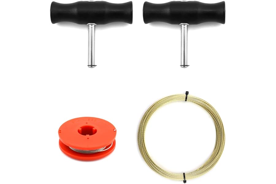 QWORK® Car windshield removal tool,universal windshield tool kit with 2 rolls of window glass cutting line with handle