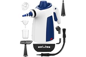 XWABHX Steam Cleaners Portable Hand Held Steam Cleaner Handheld Steam Cleaner, Comes with 9-Piece Accessories for Multi-Surface Stain Removal, Perfect for Stain Removal, Car, Sofa, Floor, Bathroom, Window