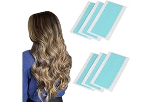 POLLY ONLINE Hair Extension Tape Double Sided Adhesive 120 PCS Hair Extension Tape Tabs Double Sided Water Proof Adhesive Tape 4cm*0.8cm Hair Green