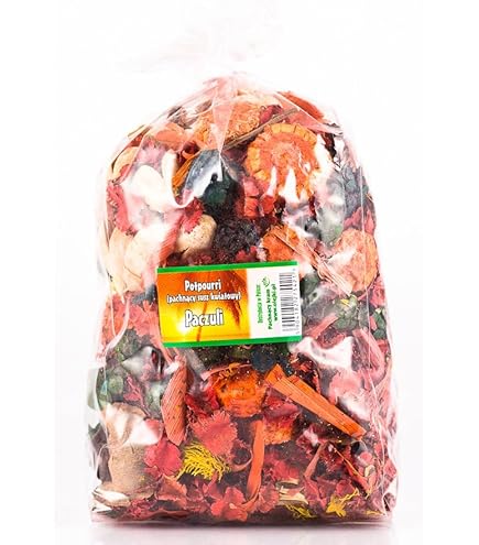 Potpourri Orchidee geurende gedroogde bloemen | grote verpakking 1100 ml ≈ 150-190 g | Bloemen Woondecoratie | Droge bloemen voor vaas, woonkamer, slaapkamer, badkamer | Subtiel Orchidee Aroma