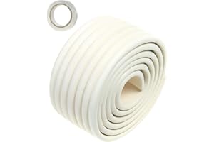 HIMRY Universale Protezioni Antispigolo 2Mx80mm Multiuso Schiuma, Off-bianco, KXD7002-white