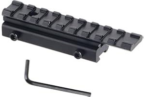 ToopMount Taktisch Scope Riser Rail Base Aluminiumlegierung 11mm auf 20mm Adapterhalterung für Picatinny/Weaver Rail Mount