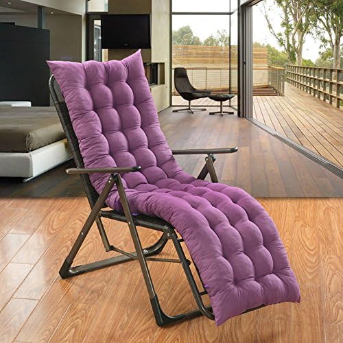 High Back Seat Cushion,Reclining Chair/Reclining Chair Cushion Soft Warmth Breathable Absorbent for Home,Office,Chair,Car and Outdoor (Purple)(not include chairs)