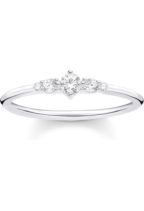 TR2441-051-9 | Thomas Sabo Heritage Pink Bague Cocktail En Argent Avec