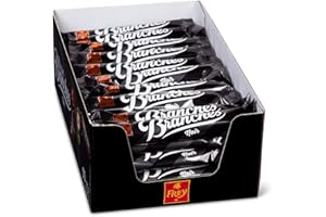 Frey Branches Classic Barres de chocolat noir - Présentoir de 50 Snacks fourrées à la crème de noisettes - Fabriqué en Suisse - Lot de 50 bâtonnets de 27g chacune, à emballage individuel - Certifié UT