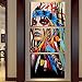 Produktbild Thwall HD Gedruckt 3 stück Leinwand Kunst Native American Indian mit Feder Malerei wandbild für Wohnzimmer, 50 cm * 70 cm * 3