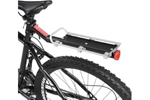 VGEBY1 Support arrière de vélo, Support de Porte-Bagages de Cargaison d'alliage d'aluminium de vélo de siège arrière