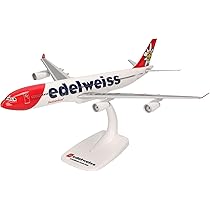 herpa Snap-Fit Modellflugzeug Edelweiss Air Airbus A340-300