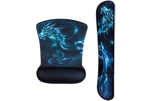 ‎AOKSUNOVA AOKSUNOVA Ergonomiczna podkładka pod mysz z podkładką pod nadgarstek, podkładka pod mysz i klawiaturę, zestaw