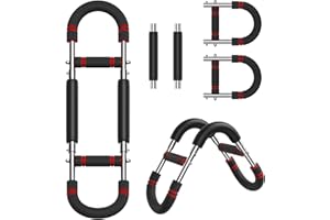 MOMODA Exerciseur de Bras Twister, Barre d'entraînement à Ressort à résistance réglable pour la Poitrine, Les Bras, Les épaules et Les Avant-Bras, équipement de Fitness Portable pour la Maison