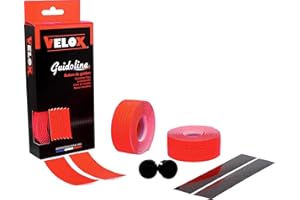 Velox Guidoline Bike Handlebar with Plug And Finishing Fluo Grip, Nastro Adesivo per Manubrio Unisex Adulto