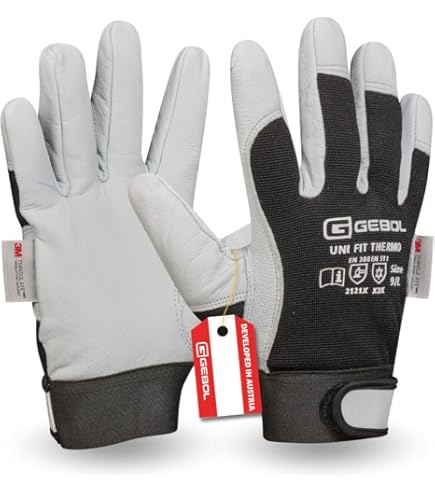 Gebol Guantes De Trabajo Master Flex (Talla Del Guante: 8, Rojo) | BAUHAUS