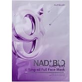 Numbuzin No.9+ Nad+ Bio Lifting Full Face Mask (1 Adet) - Peptid Ve Kolajen Destekli Iki Par&ccedil;alı Y&uuml;z Şekillendirici Maske + L