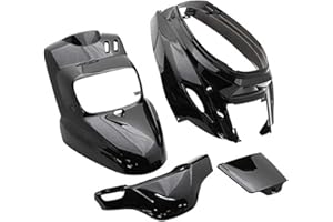 P2R (CYCLE) Kit carenages MBK 50 Booster 2004- type origine (Noir)