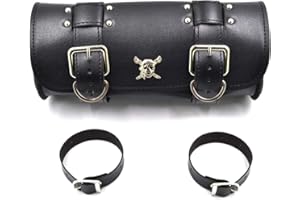 BJ Global fashionable Motorcycle Saddle Luggage Leather Bag for Harley Davidson