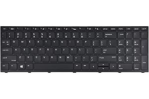 KBRPARTS Ersatz-Tastatur für HP Probook 450 G5 455 G5 & Probook 470 G5 Laptop, Probook 470 G5 Tastatur mit Hintergrundbeleuchtung US-Layout