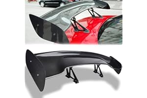 AMPTRV Auto ABS Heckspoiler für 145cm / 57 Zoll GT Universal Flügel,Kofferraumspoiler Autodach Rear Spoiler Lippe Styling Karosserie-Anbauteile Tuning-Ersatz Umbauzubehör